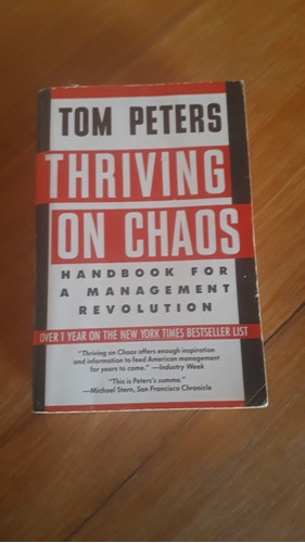 Libro Thriving On Chaos Tom Peters En Inglés