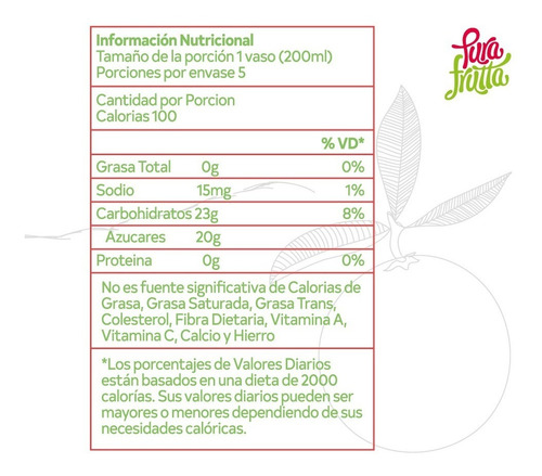 Imagen 5 de 8 de Jugo 100% Exprimido Naranja X 1ltr Pura Frutta 6 Un