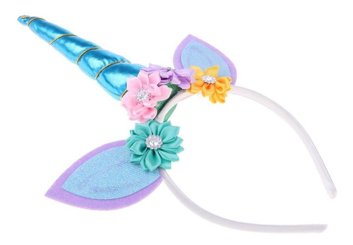 Glitter Kids Girls Flower Headband Party Fancy Dress