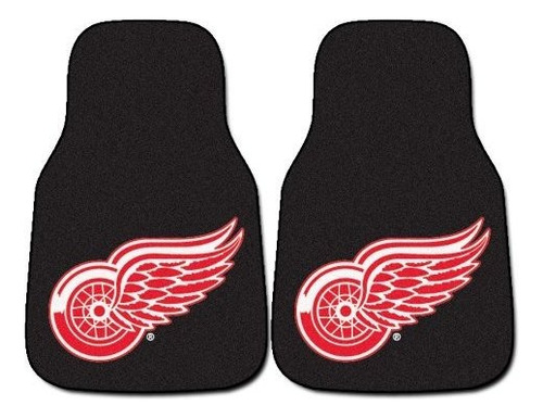 Fanmats Nhl Detroit Red Wings Nylon Cara Alfombra De Coche