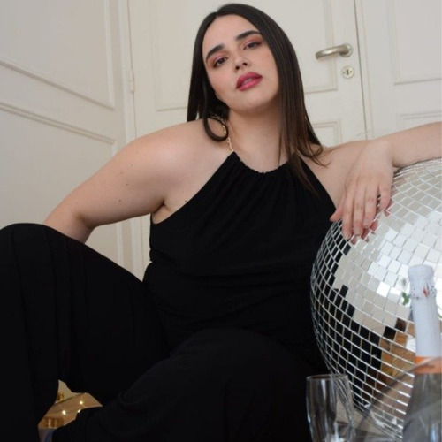 Imagen 7 de 9 de Blusa Clara Fiesta Sexy Mujer Talles Grandes Especiales Moda