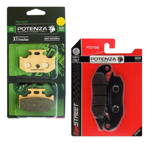 Kit Pastilha Freio Potenza Fazer 250 Ler Anuncio 375 152