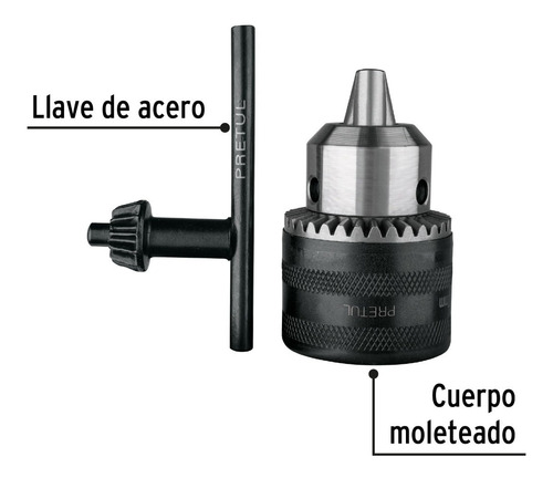 Broquero De 1/2 Con Llave 27038 Pretul