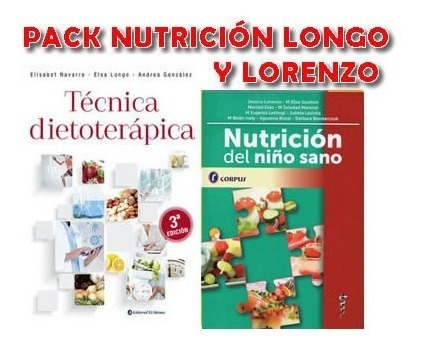 Pack Longo Tecn Dietoter 2019 .y Lorenzo Niño Sano Nuevos