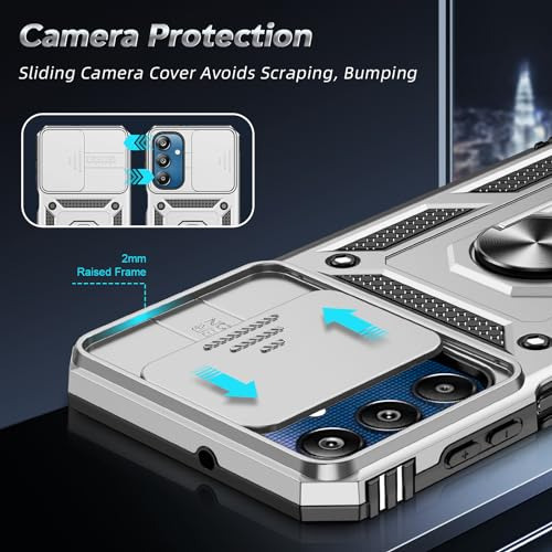 Funda Para Galaxy A25 Plateado Plastico