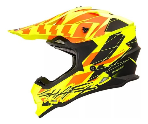 Casco Cross Shaft Pro Mx-08