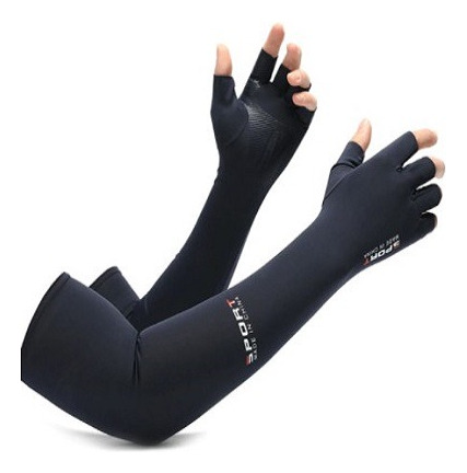 Mangas Deportivas Ciclismo Con Guantes Filtro Uv