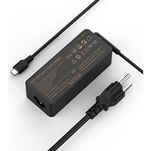 45w Cargador Portátil Usb C Para Lenovo Chromebook 300e 500e