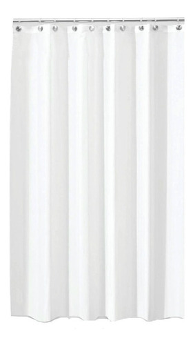 Imagen 3 de 3 de Cortina De Baño Tela Impermeable Con Protector De Cortina