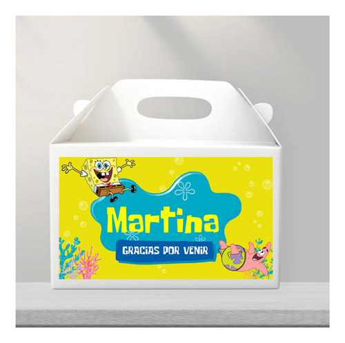 Kit Imprimible Personalizado Cumpleaños Bob Esponja