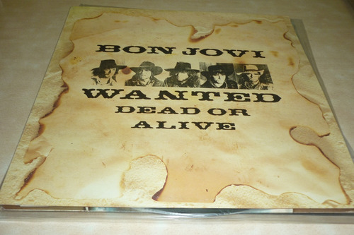 Bon Jovi Wanted Dead Or Alive Vinilo Japon 10 Puntos Jcd055