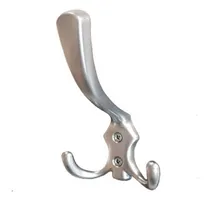 Comprar Percha 3 Ganchos Triple Para Percheros 1 Unidad Acerado Mate