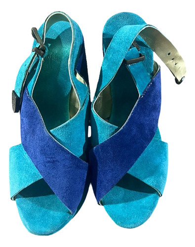 Sandalias Zapatos Sarkany Talle 38 Nuevas Gamuza