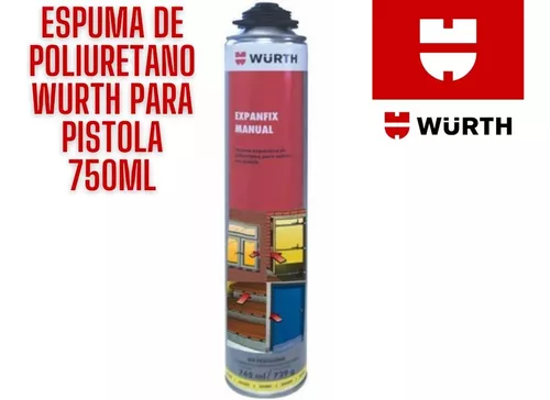 Espuma montaje de poliuretano Wurth