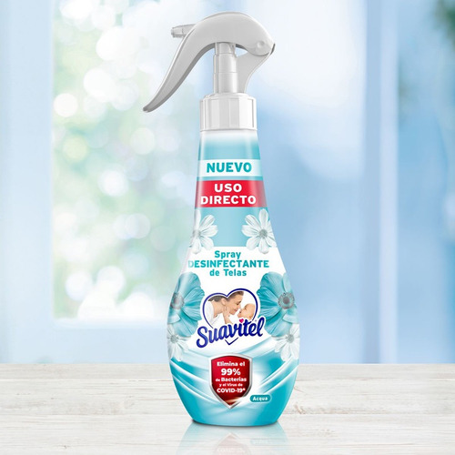 Spray Suavitel Desinfectante De Telas En Acqua 350 Ml