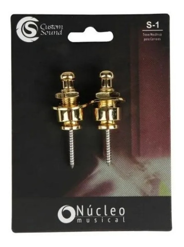 Imagem 1 de 3 de Trava Strap Lock Custom Sound S1 - Dourada