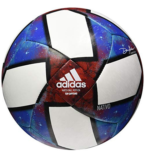 adidas Mls Top Capitano Soccer Ball White/black/football Roj