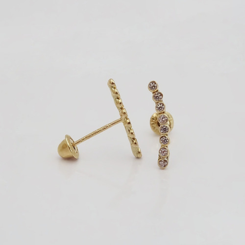 Amor Eterno - Broqueles Lambada Bebé / Aretes Oro 10k