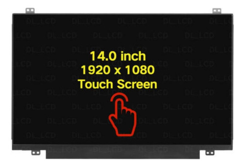 Pantalla Táctil Lcd Fhd B140hak01.0 De 14 Pulgadas For T470