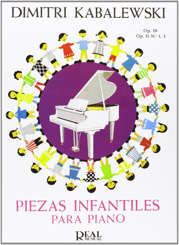 Libro Piezas Infantiles Para Piano - Kabalevsky