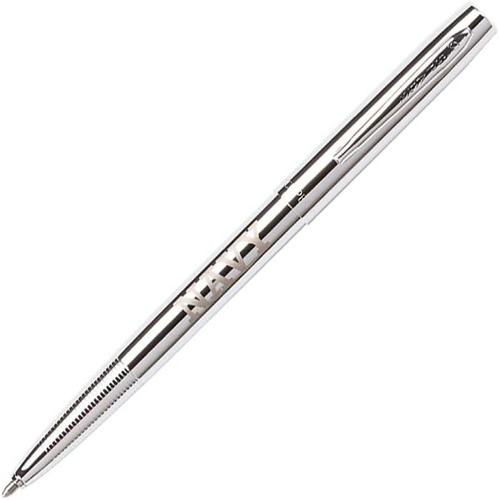 Fisher Space Pen Chrome Plated Cap-o-matic Pen With Laser En