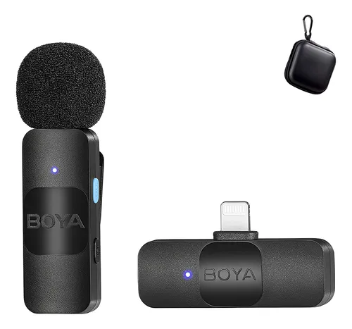 Microfone de lapela sem fio BOYA BY-V1