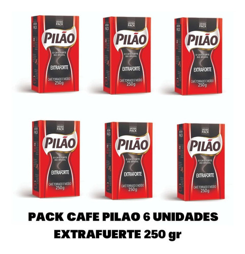 Pack Café Pilao Extrafuerte 250 Gramos