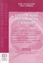 Comprar Estudios Sobre Discriminación Y Xenofobia Slonimsqui 