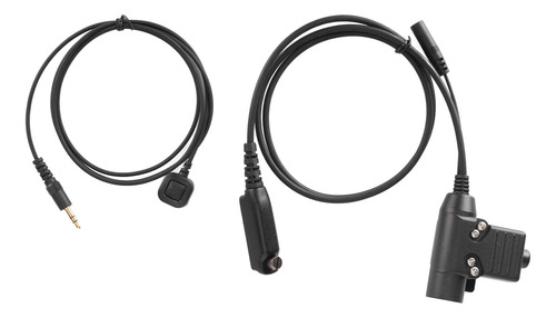 Cable Adaptador Ptt Para Auriculares Push To Talk, Portátil