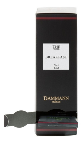 Té Negro, Breakfast, Dammann, Francia, Caja 24unid