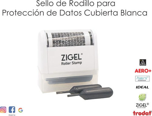 Sello De Protección De Identidad Tipo Rodillo 