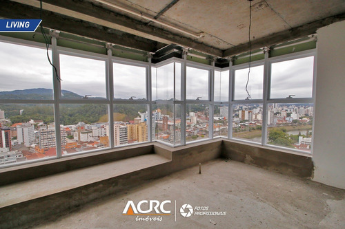 Imagem 9 de 30 de Acrc Imóveis - Apartamento No Bairro Ponta Aguda, Com Ampla Área Privativa E 04 Vagas De Garagem - Ap02365 - 33733930