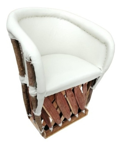 Silla Equipal Tradicional Color Blanco