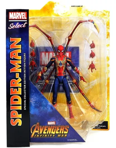 Marvel Select Spider-man Avengers Infinity War Exclusivo