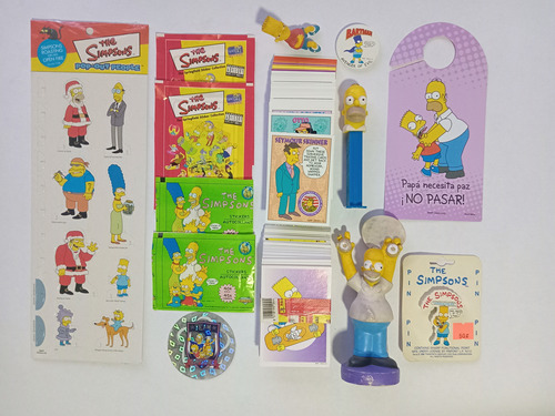 Los Simpsons Lote! Homero, Tarjetas Coleccionables, Bart