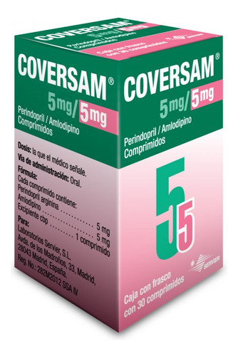 Coversam 5 Mg / 5 Mg 30 Comprimidos