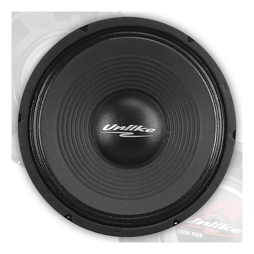 Auto Falante Woofer 12pol 4 Ohms 350wrms Cone Seco Simples Cor Preto