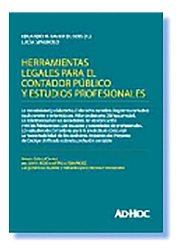 Libro - Herramientas Legales Para El Contador Publico Y Est