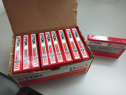 Cassette Tdk D60 # Tipo 1 # Printed In Japón 