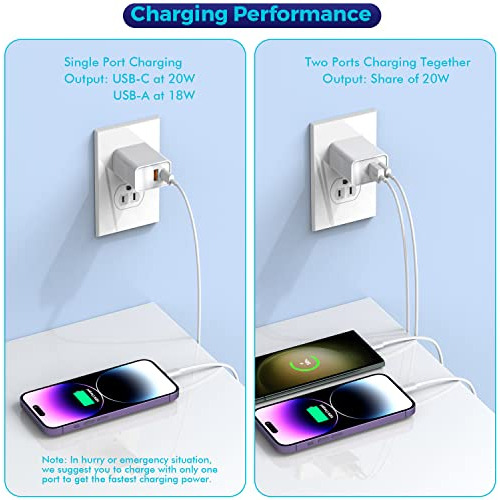 Charger Block Para iPhone 15/14/13/12/11/pro Max/plus/xs/xr/