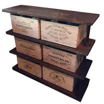 Comprar Carros Bar Mueble Bodega Vino Vinoteca Estanterias Cava-08
