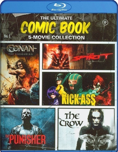 Blu Ray Comic Book Conan Spirit Kick Ass Punisher Crow Box 