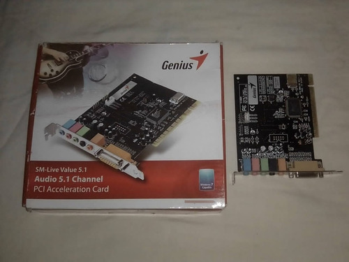 Imagen 4 de 6 de Tarjeta De Sonido Genius Modelo Sm-live Value 5.1