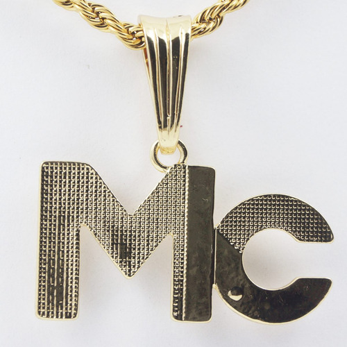 Pingente Medalha Mc Dourado!!