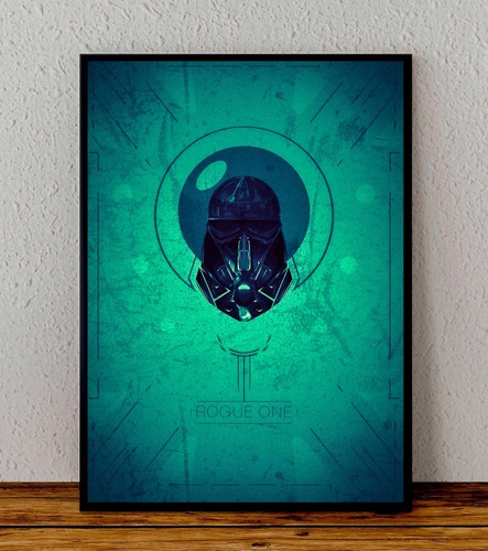 Cuadro 33x48 Poster Enmarcado Star Wars Rogue One 4