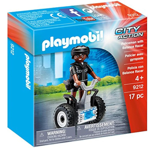 Playmobil Policía Con Balance Racer