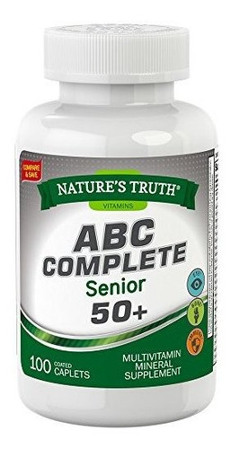 Nature's Truth Adulto Senior 50 Plus Multivitamínico, 4 Con