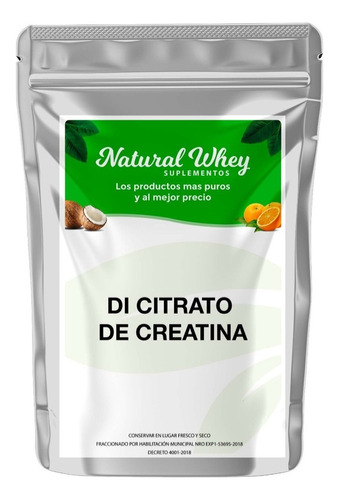 Di Citrato De Creatina 500 Gramos