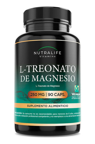 L Treonato De Magnesio Lf 1x90 Caps. Alta Absorción