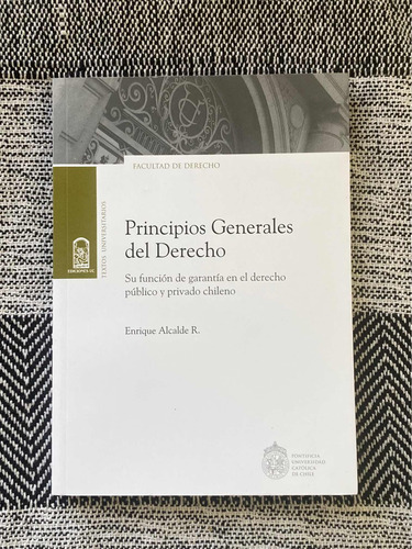 Libro Principios Generales Del Derecho (enrique Alcalde R)